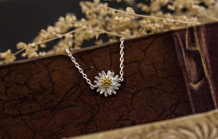 Pulseira Flor de Margarida - Prata 925