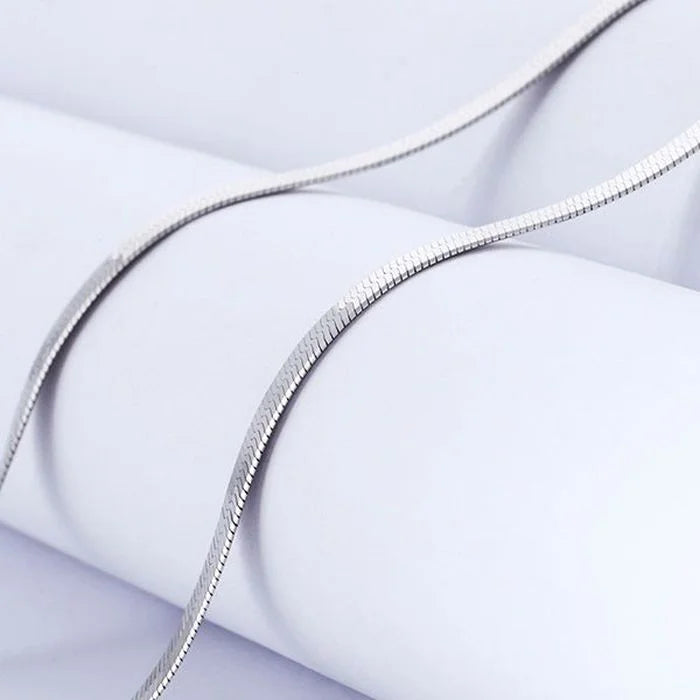 Corrente Laminada Fita- Prata925