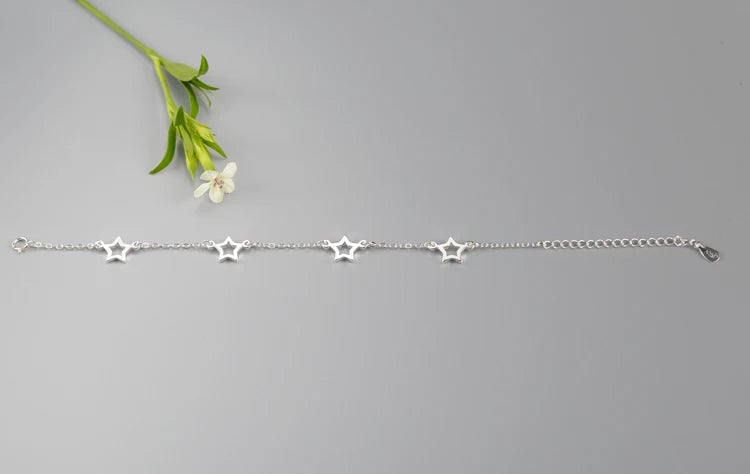 Pulseira 4 Estrelas - Prata 925