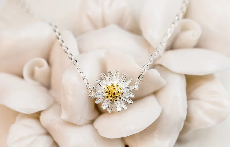 Pulseira Flor de Margarida - Prata 925