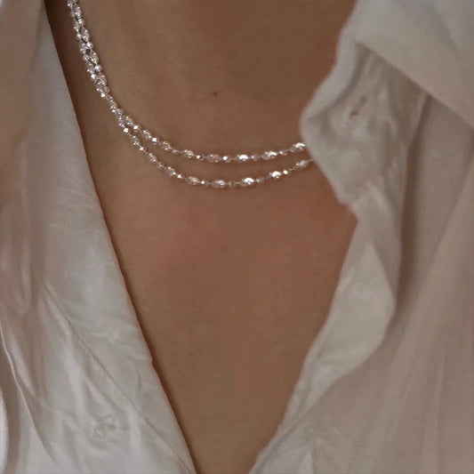 Choker Duplo - Prata 925