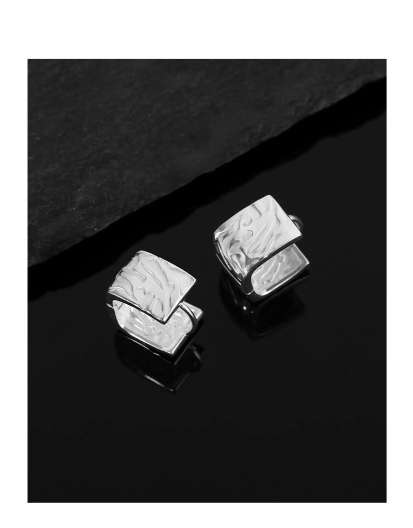 Brinco Argola Cúbica - Prata 925