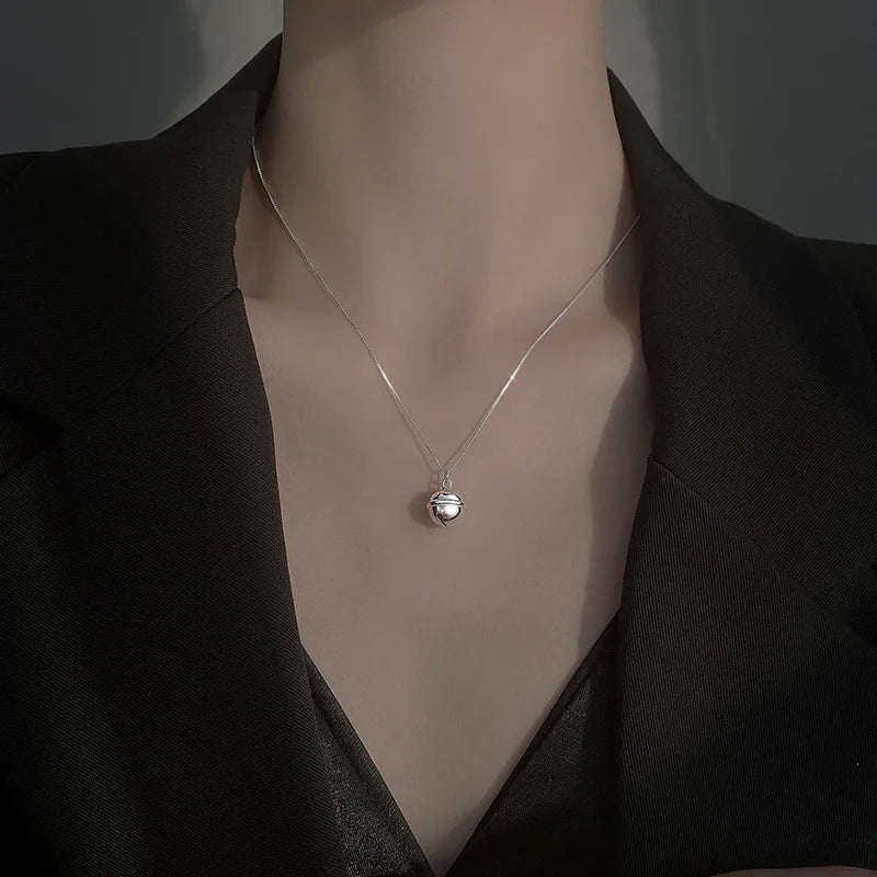 Colar Esfera Lisa - Prata 925