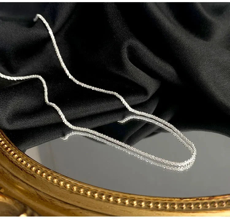 Choker cravejada - Prata 925