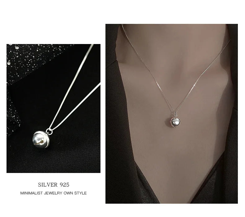 Colar Esfera Lisa - Prata 925